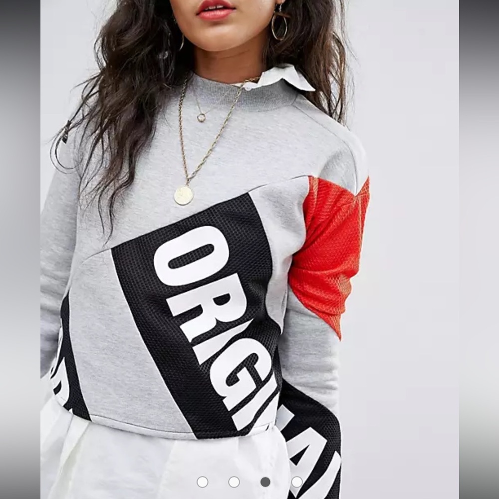 Sold out Adidas Berlin Logo High Neck Cropped Sweatshirt